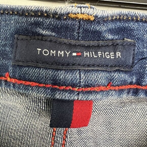 Tommy Hilfiger Men’s Straight Fit Stretch Jeans Size 40 x 30 Blue Dark Wash NWT - Picture 6 of 11